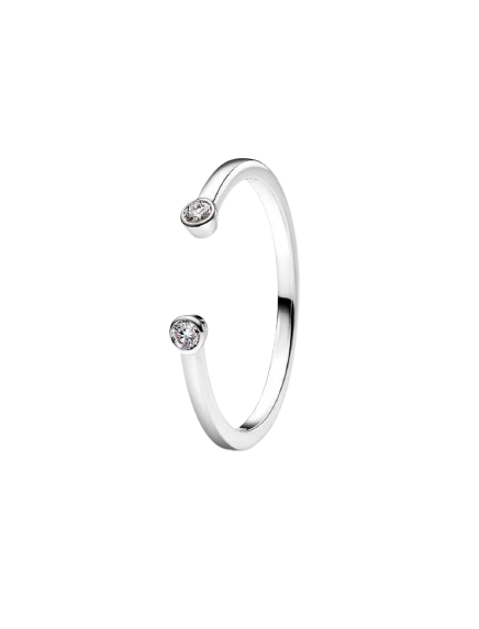 Anillo abierto con Diamante
